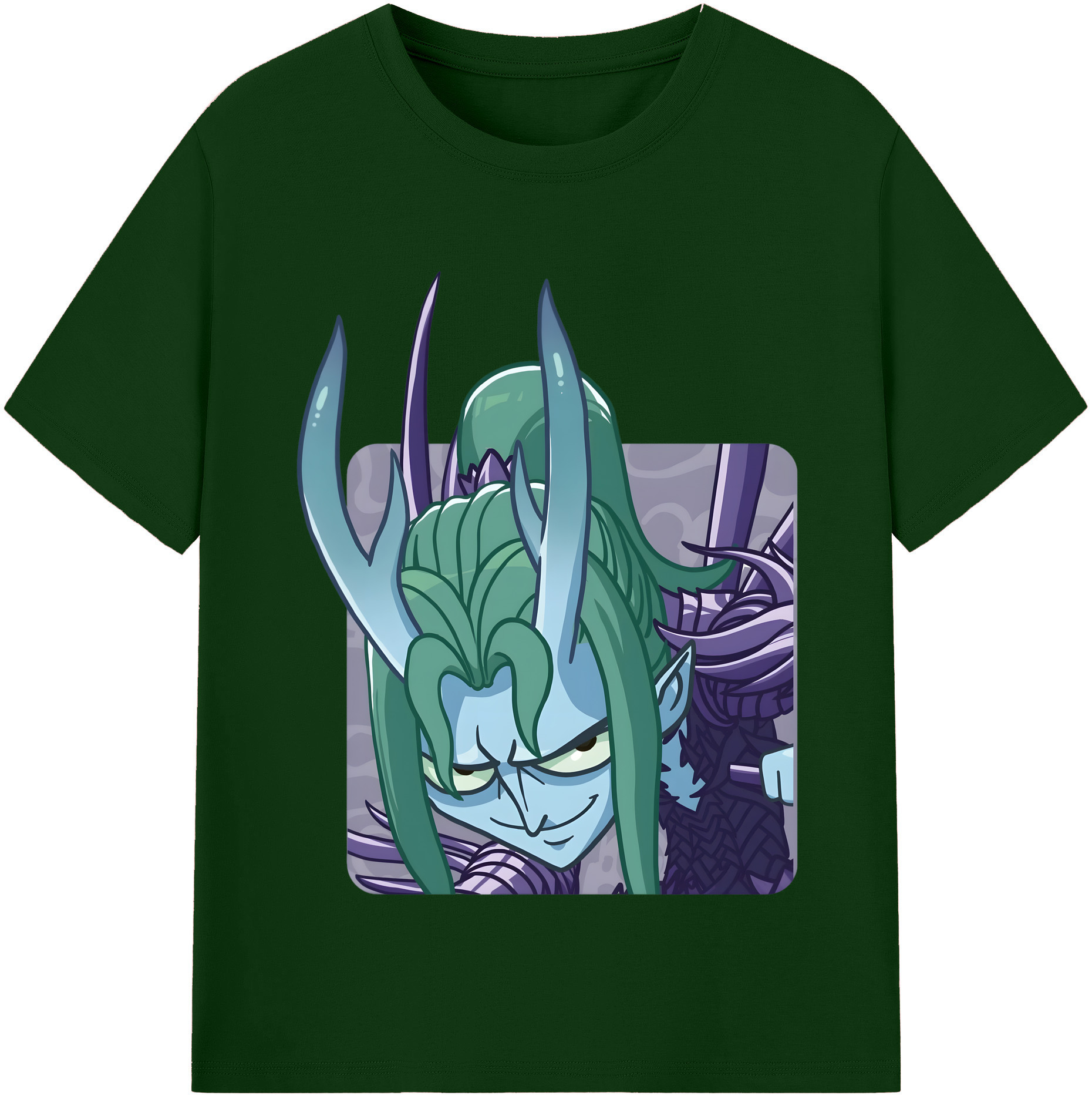 （画像用） Ne Zha 2 ナタ 魔童の大暴れ 綿100％半袖Tシャツ（フロントプリント）